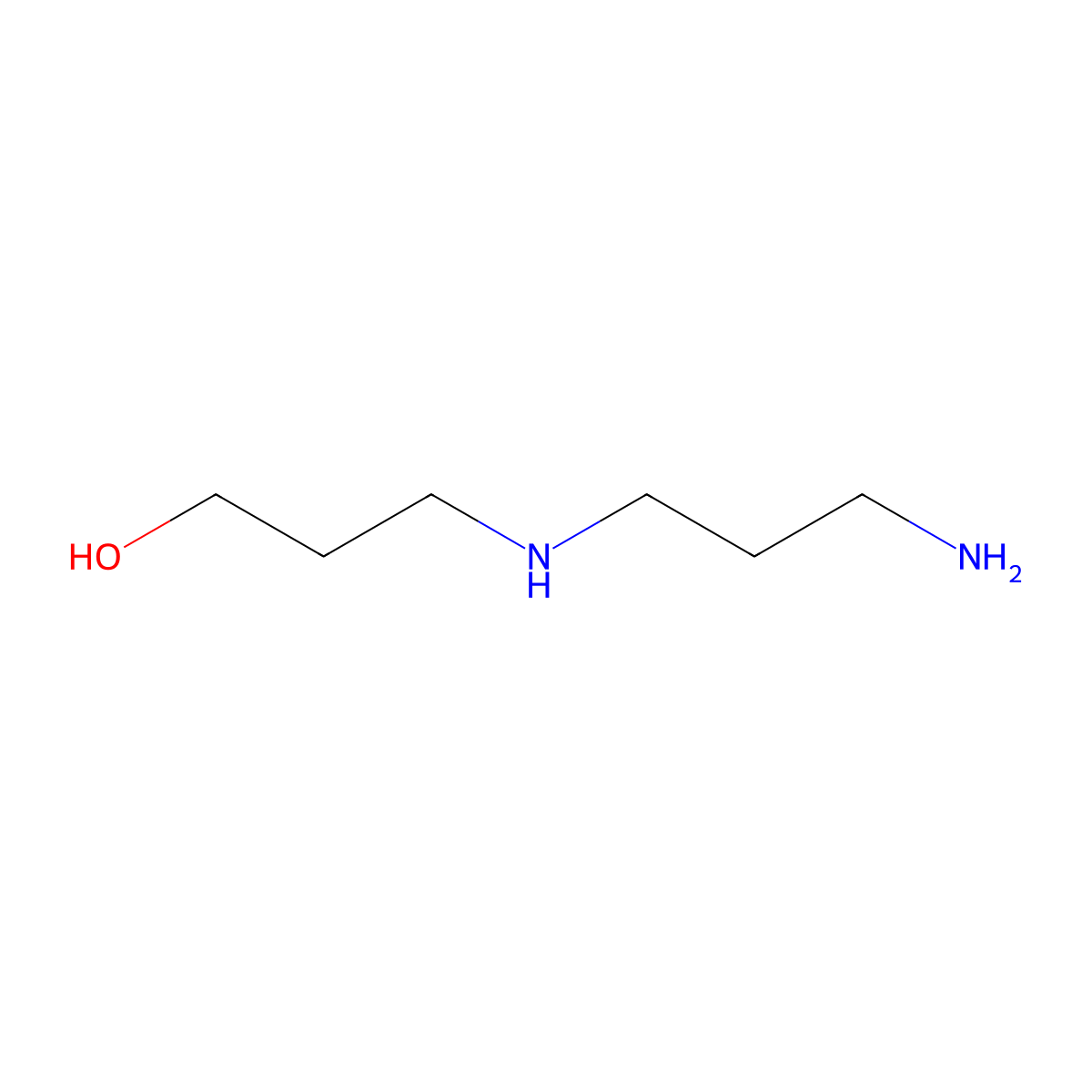 3-((Aminopropyl)amino)-1-propanol molecular structure, CAS 40226-15-1