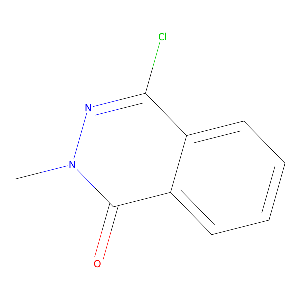 1(2H)-Phthalazinone, 4-chloro-2-methyl- molecular structure, CAS 40227-54-1
