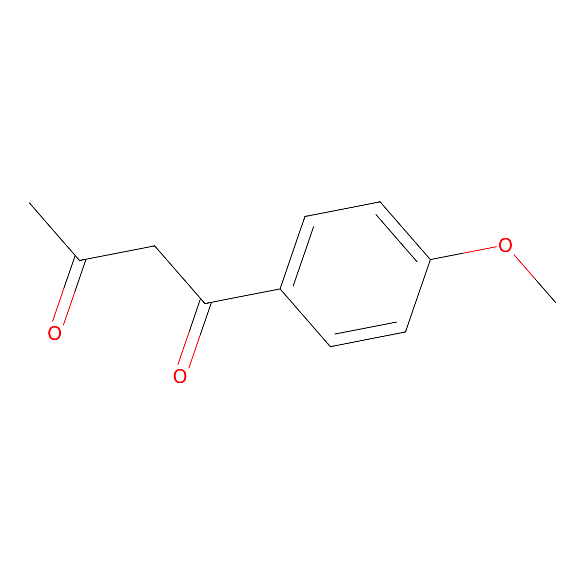 1-(4-Methoxyphenyl)butane-1,3-dione molecular structure, CAS 4023-80-7
