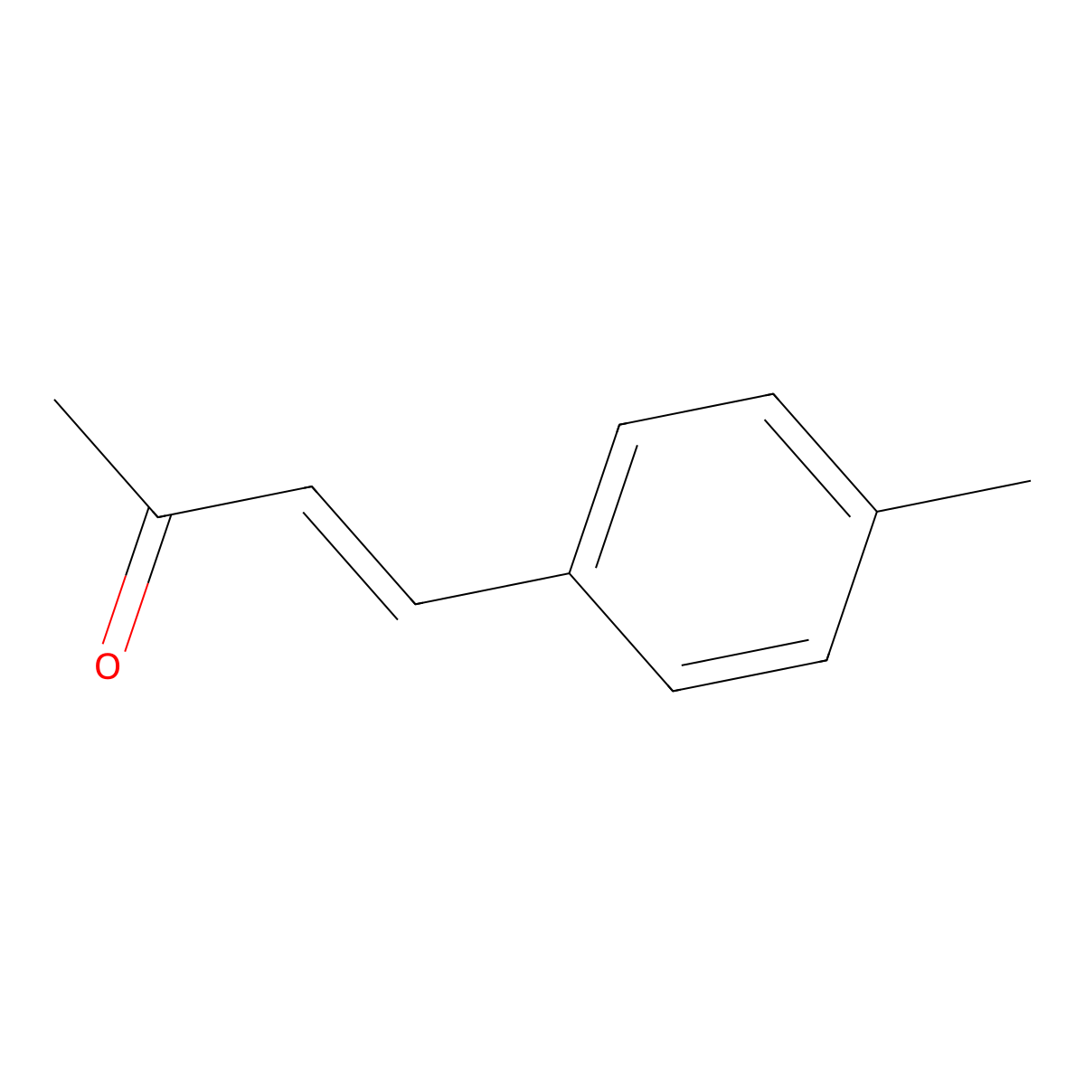 3-Buten-2-one, 4-(4-methylphenyl)- molecular structure, CAS 4023-84-1