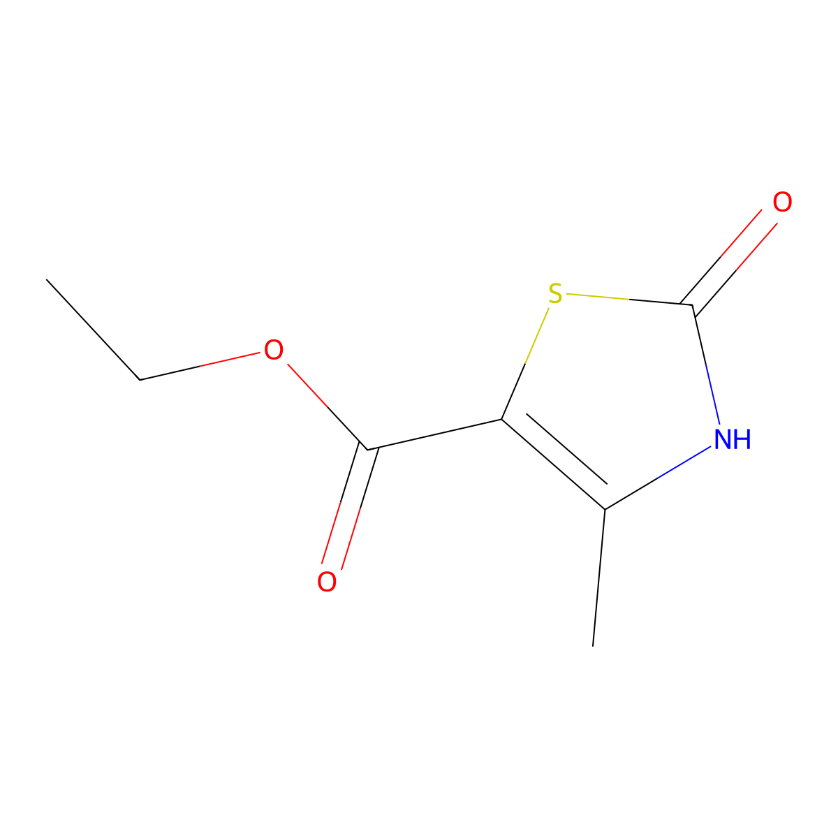 Ethyl 2-hydroxy-4-methyl-1,3-thiazole-5-carboxylate molecular structure, CAS 40235-78-7