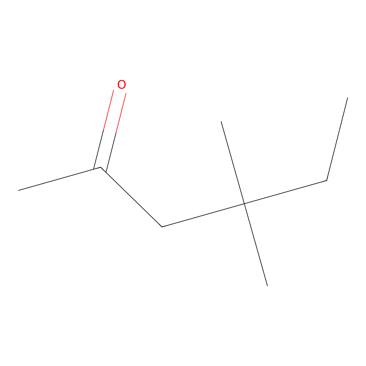4,4-Dimethylhexan-2-one molecular structure, CAS 40239-18-7