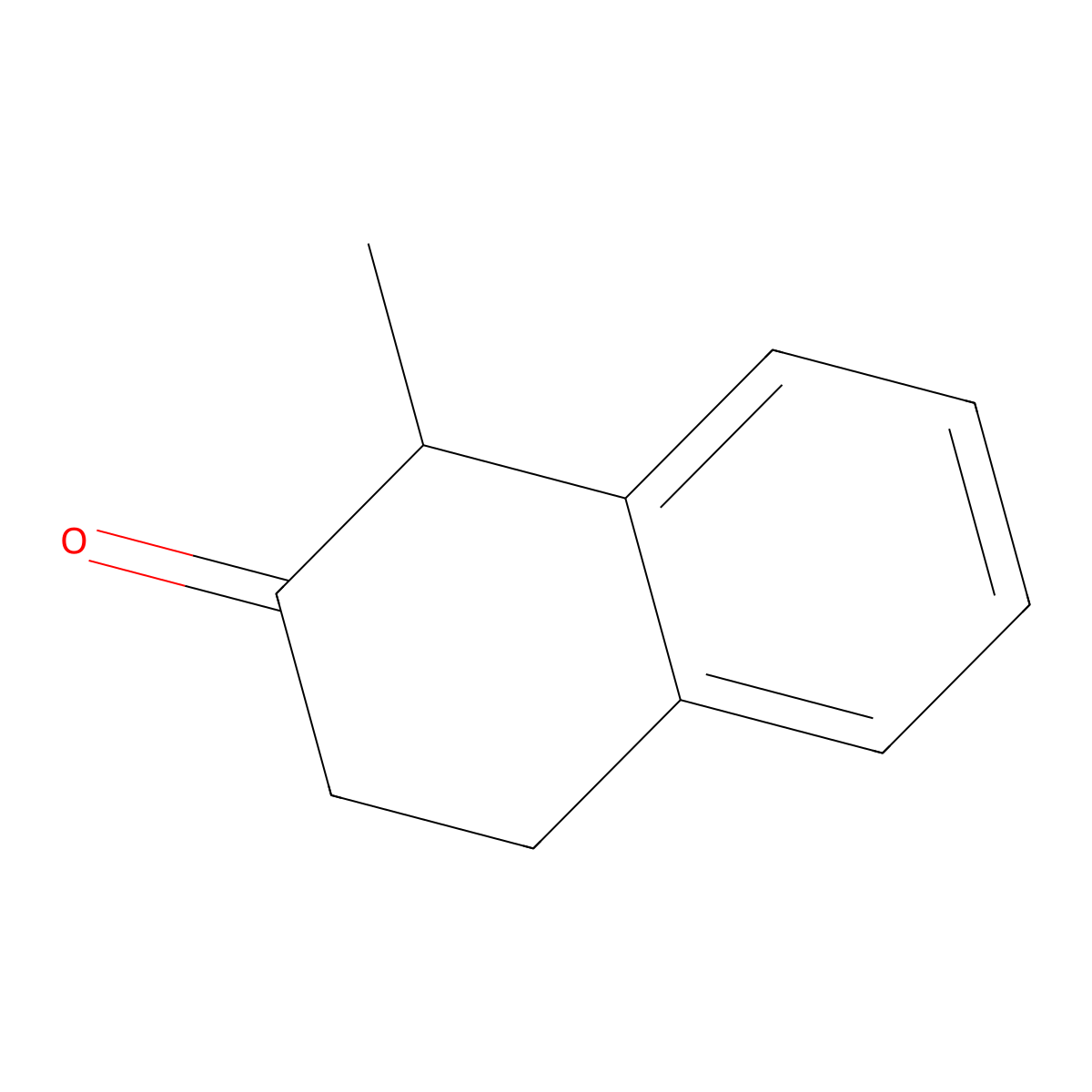 1,2,3,4-Tetrahydro-1-methylnaphthalen-2-one molecular structure, CAS 4024-14-0