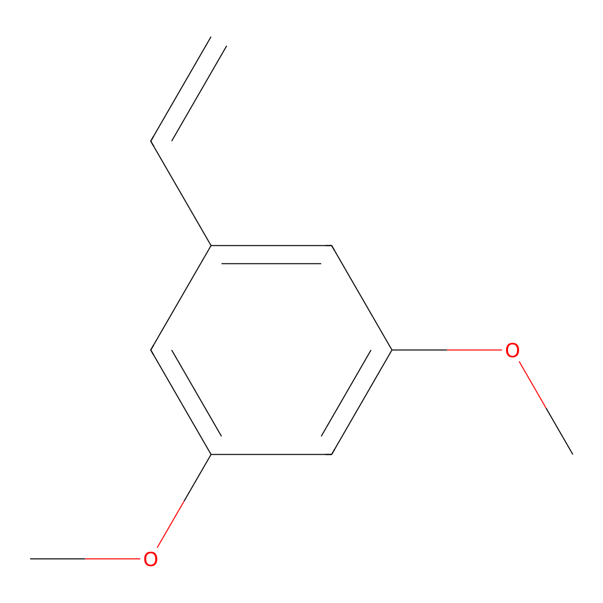 3,5-Dimethoxystyrene molecular structure, CAS 40243-87-6