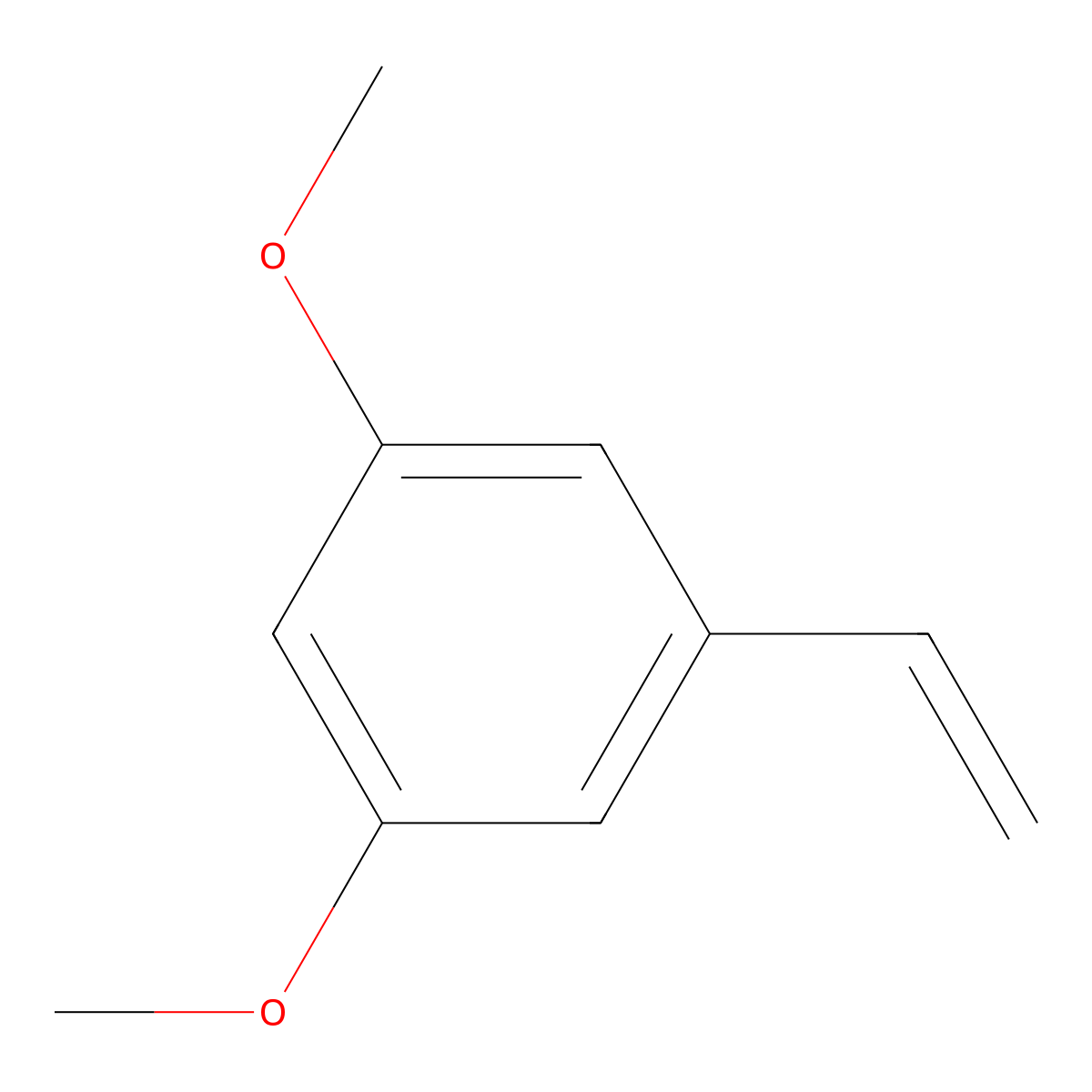 3,5-Dimethoxystyrene molecular structure, CAS 40243-87-6