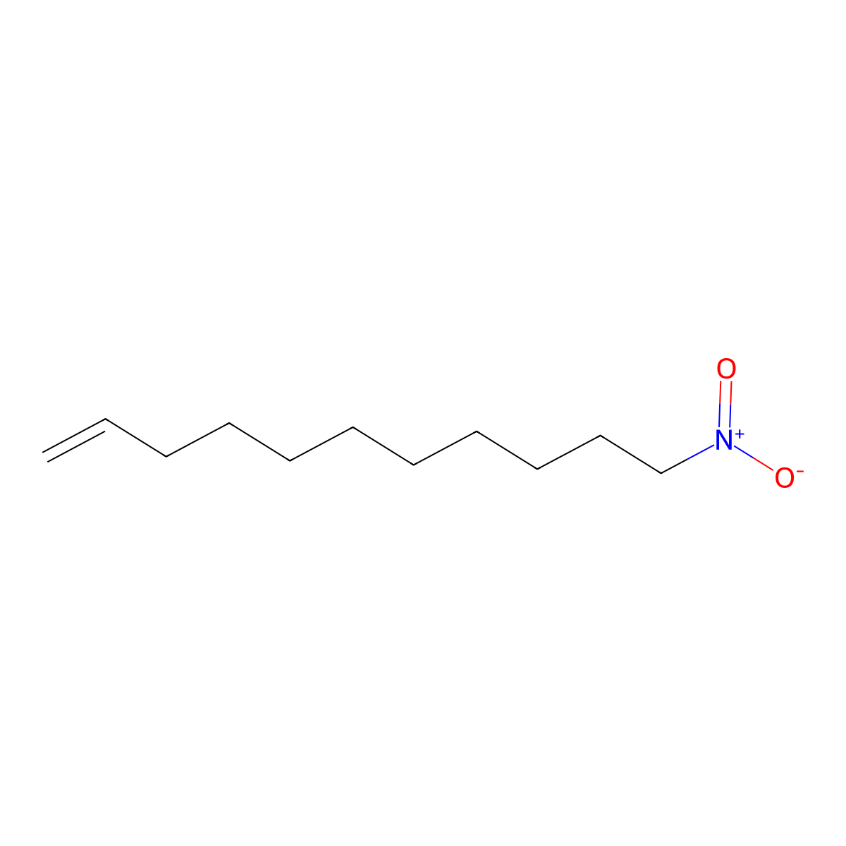 11-Nitro-1-Undecene molecular structure, CAS 40244-98-2