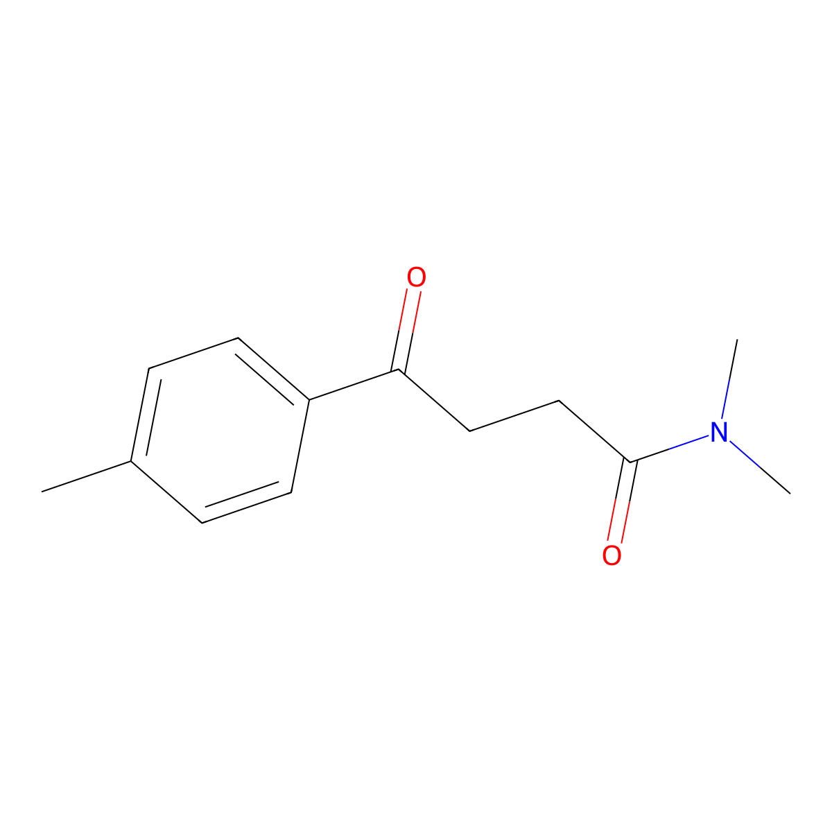 N,N-Dimethyl-4-oxo-4-(p-tolyl)butanamide molecular structure, CAS 402470-91-1