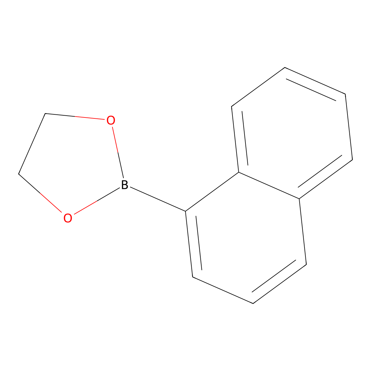 1,3,2-Dioxaborolane, 2-(1-naphthalenyl)- molecular structure, CAS 402488-95-3