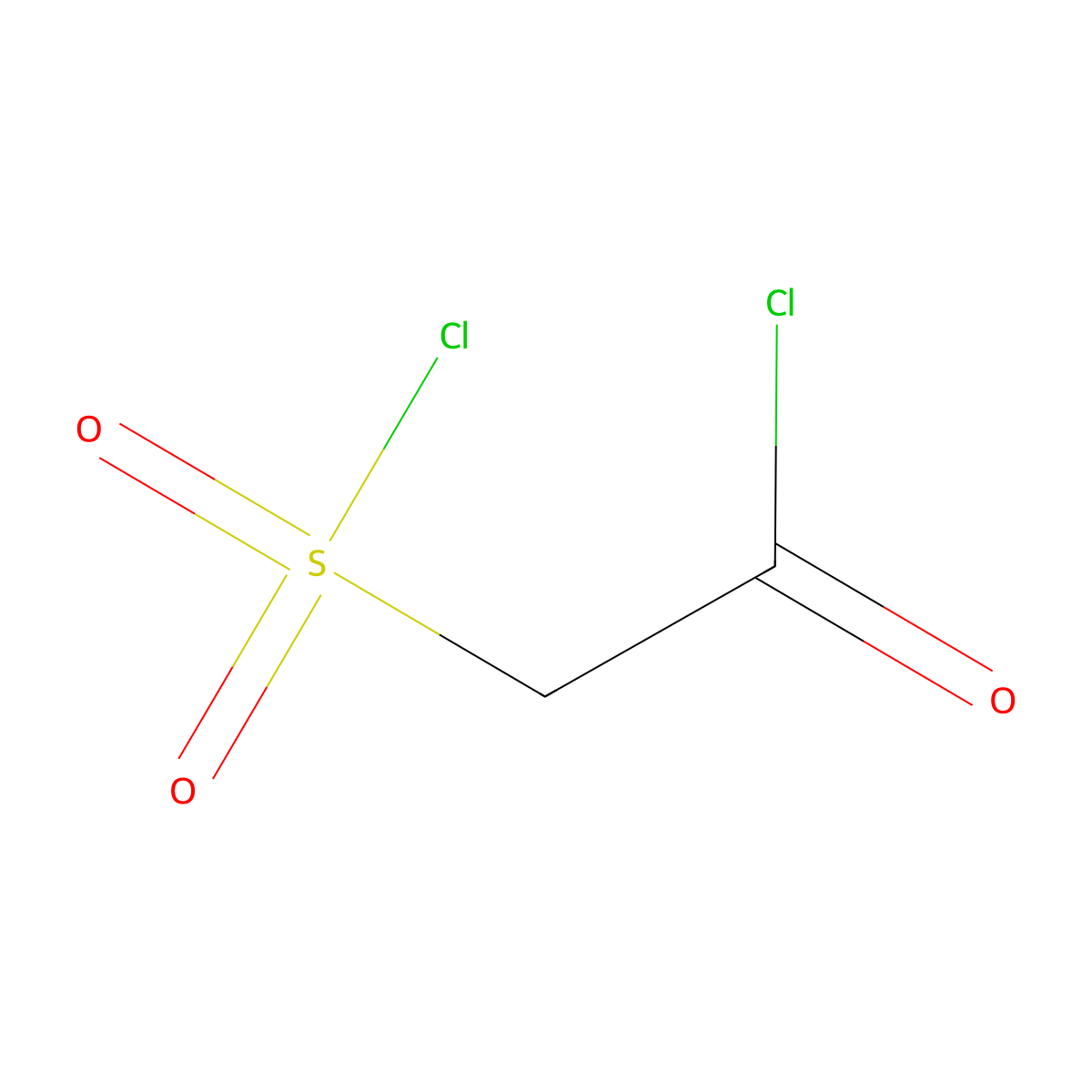 (Chlorosulphonyl)acetyl chloride molecular structure, CAS 4025-77-8
