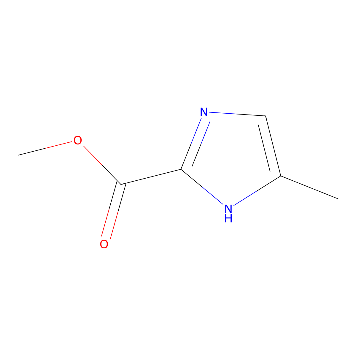 Methyl 5-methyl-1H-imidazole-2-carboxylate molecular structure, CAS 40253-45-0