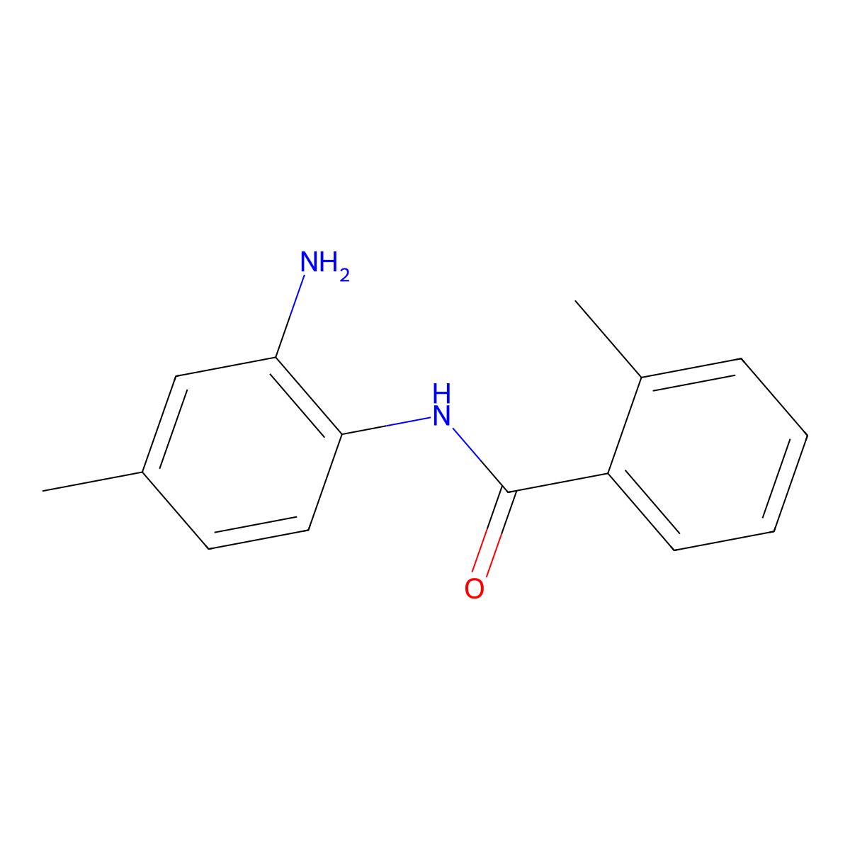 N-(2-Amino-4-methylphenyl)-2-methylbenzamide molecular structure, CAS 402577-84-8