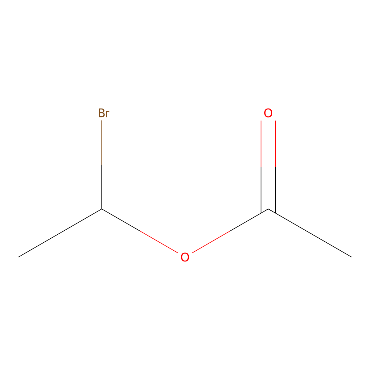 1-Bromoethyl acetate molecular structure, CAS 40258-78-4