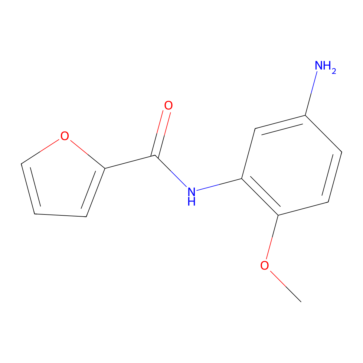 N-(5-Amino-2-methoxyphenyl)-2-furamide molecular structure, CAS 402599-21-7