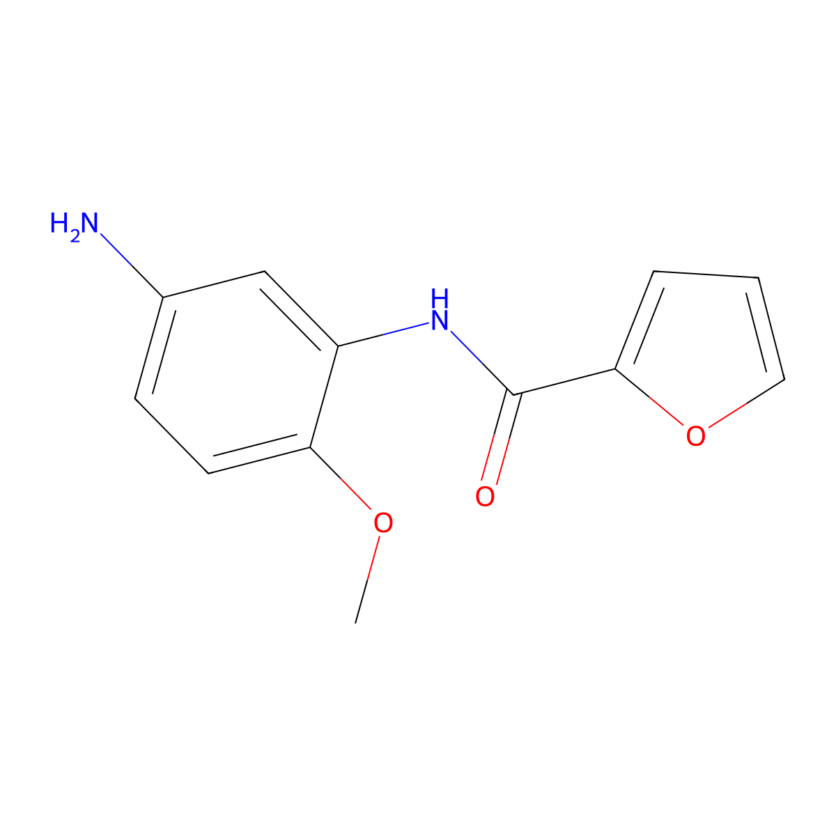 N-(5-Amino-2-methoxyphenyl)-2-furamide molecular structure, CAS 402599-21-7