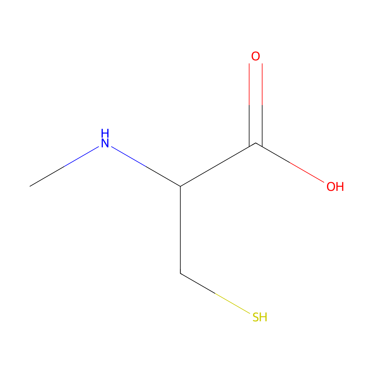 N-Methyl-L-cysteine molecular structure, CAS 4026-48-6