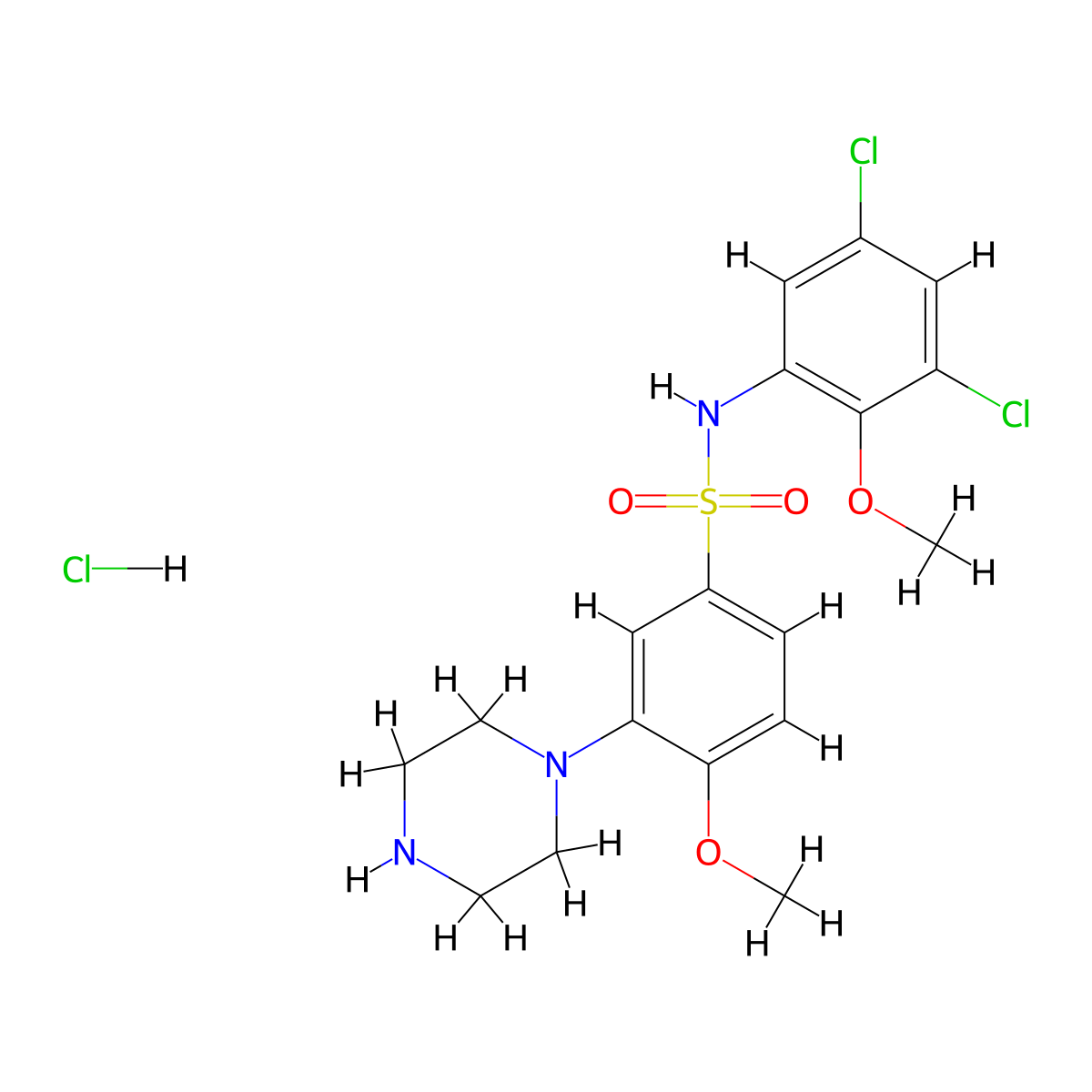 SB 399885 Hydrochloride molecular structure, CAS 402713-81-9
