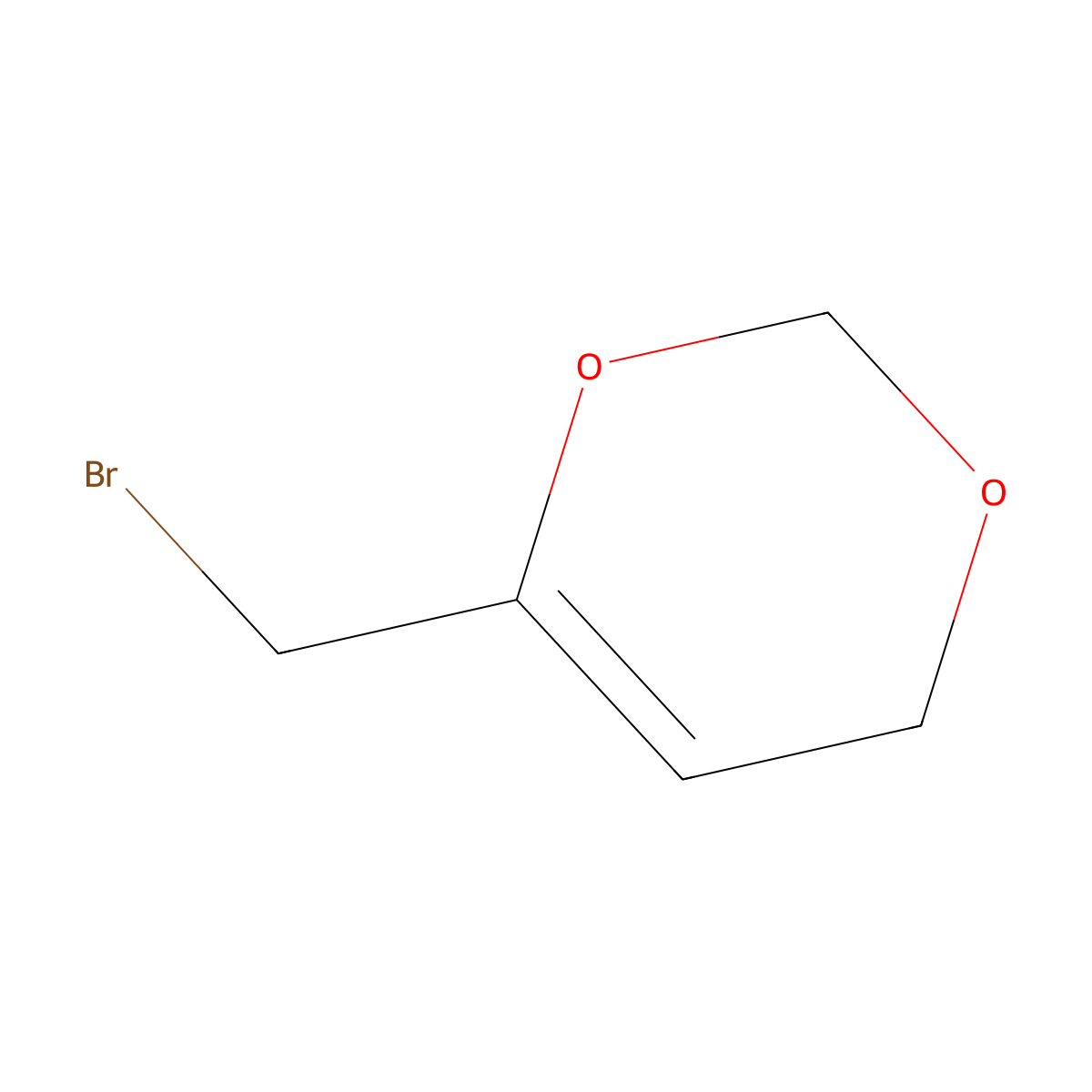 6-bromomethyl-4H-1,3-dioxin molecular structure, CAS 402715-75-7
