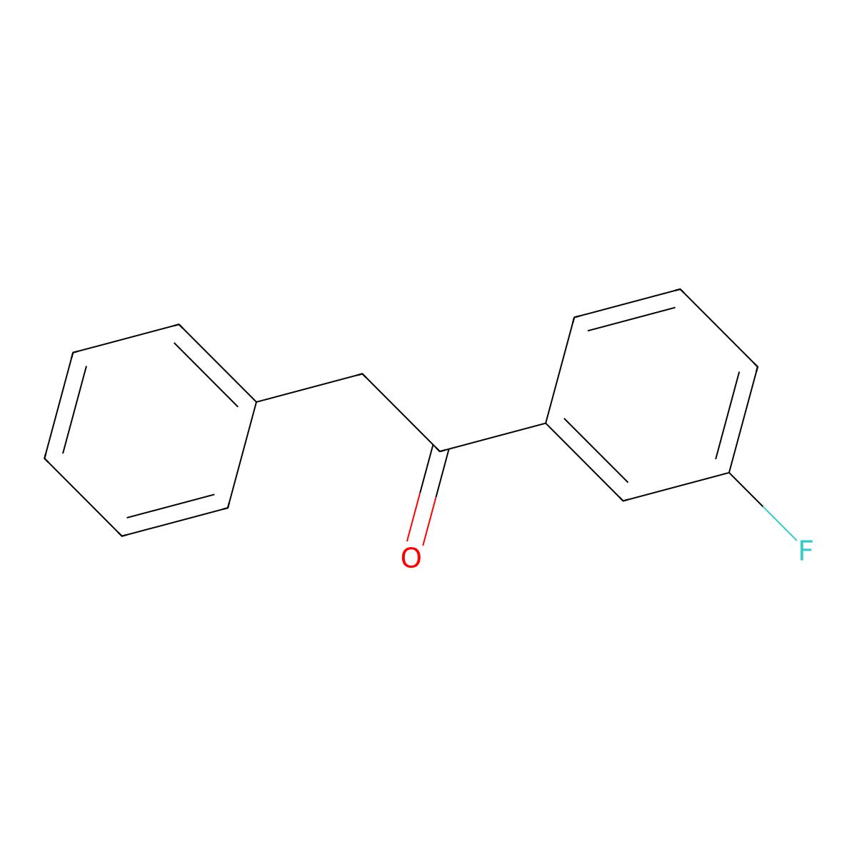 3'-Fluoro-2-phenylacetophenone molecular structure, CAS 40281-50-3