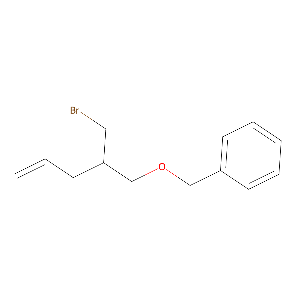 ({[2-(Bromomethyl)pent-4-en-1-yl]oxy}methyl)benzene molecular structure, CAS 402820-94-4