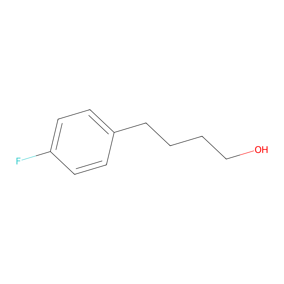 4-(4-Fluorophenyl)butan-1-ol molecular structure, CAS 40283-05-4