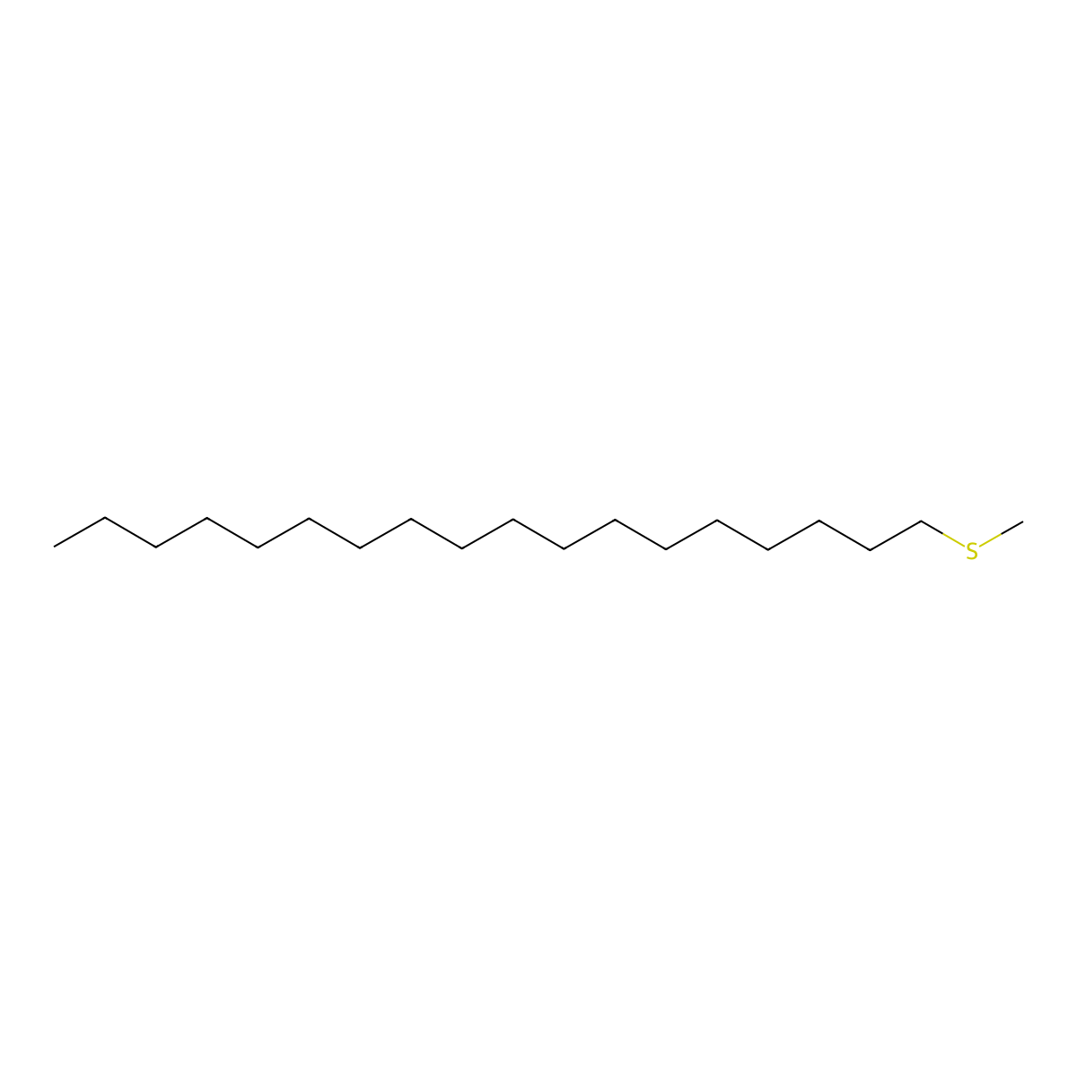 1-(Methylsulfanyl)octadecane molecular structure, CAS 40289-98-3