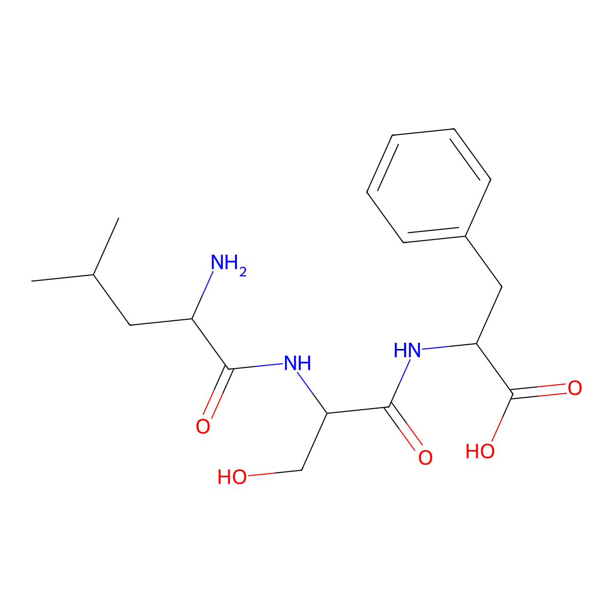 H-Leu-ser-phe-OH molecular structure, CAS 40290-77-5