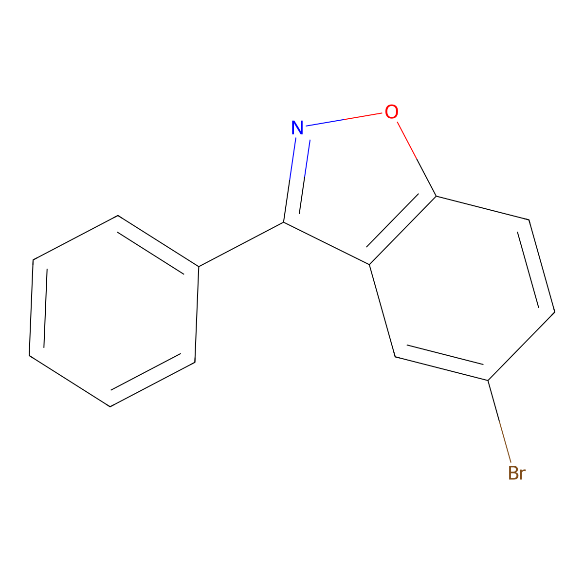 5-Bromo-3-phenylbenzo[D]isoxazole molecular structure, CAS 402914-15-2