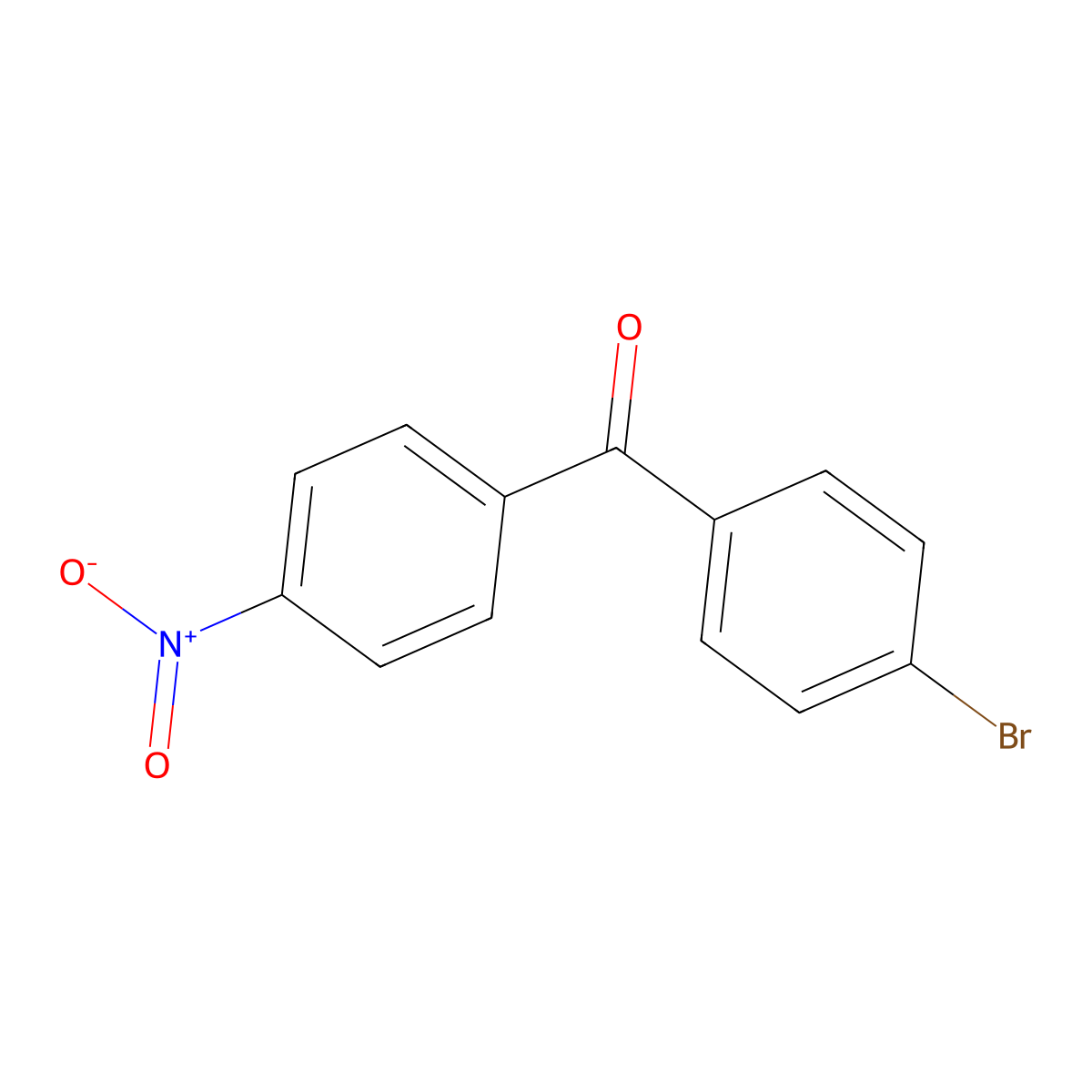 4-Bromo-4'-nitrobenzophenone molecular structure, CAS 40292-15-7