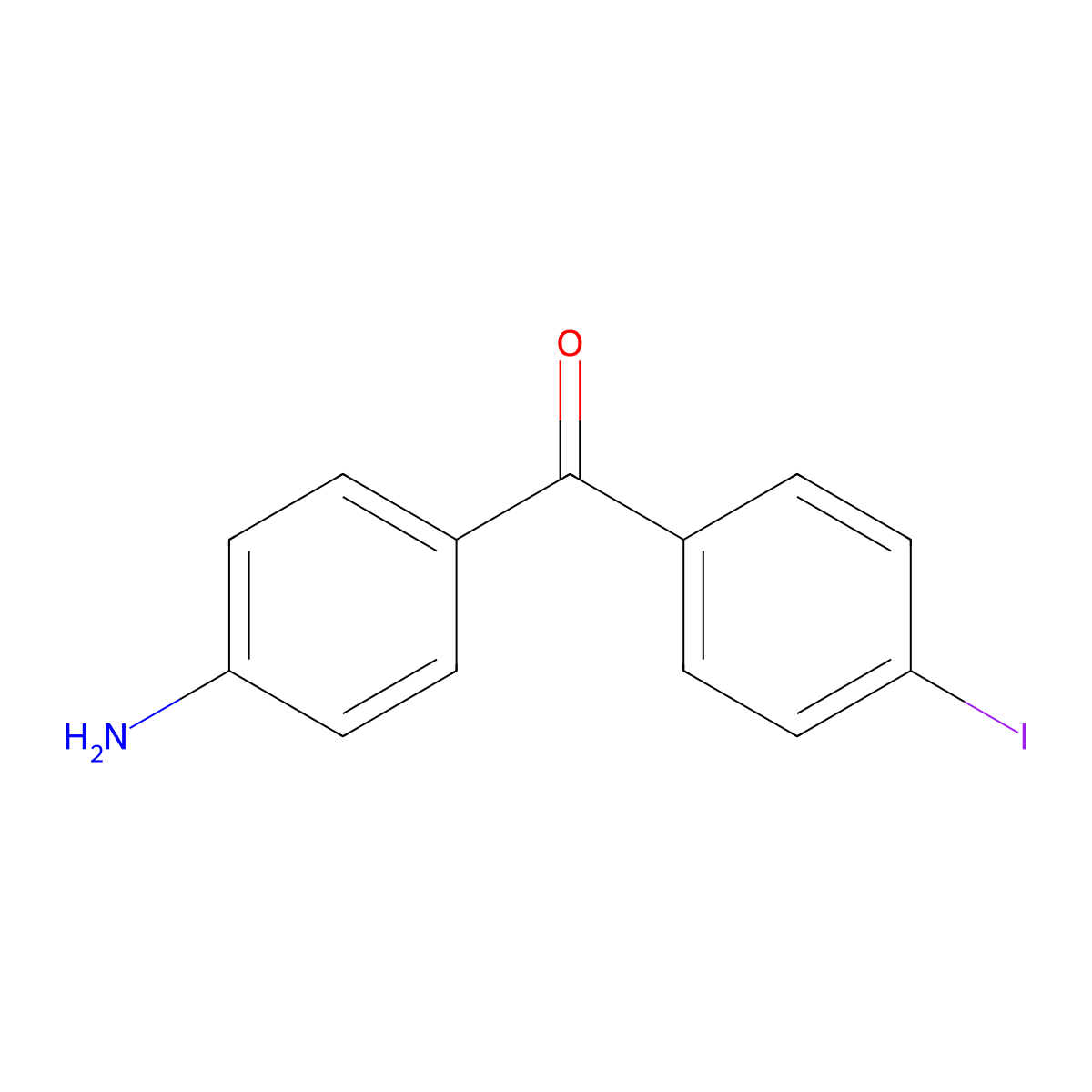4-(4-Iodobenzoyl)aniline molecular structure, CAS 40292-20-4