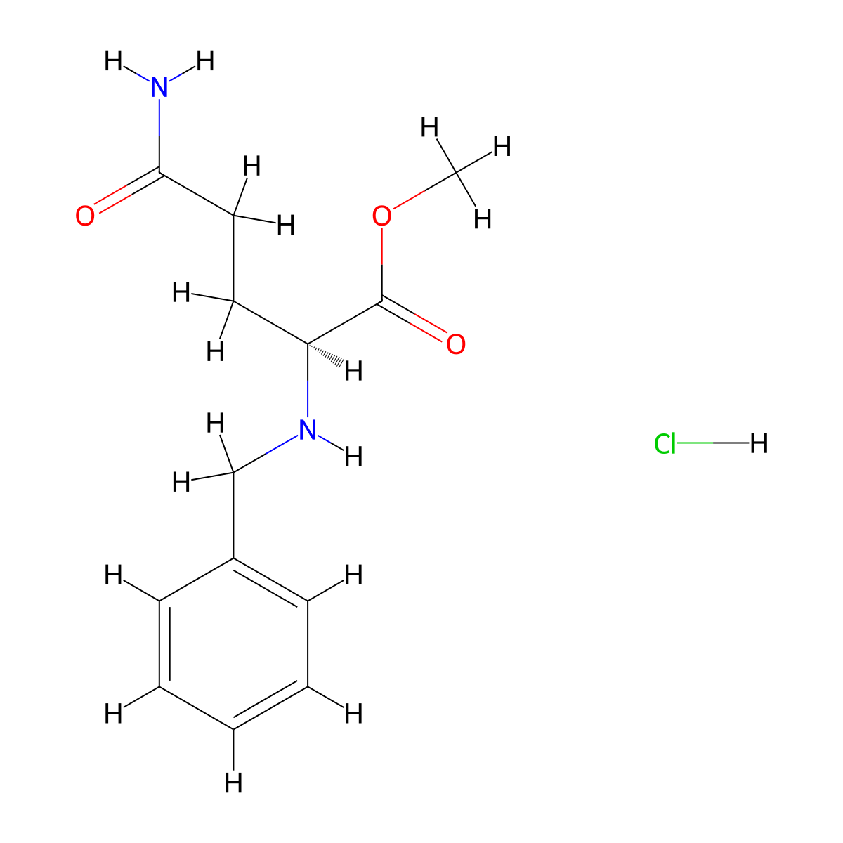 Bzl-Gln-Ome HCl molecular structure, CAS 402929-52-6