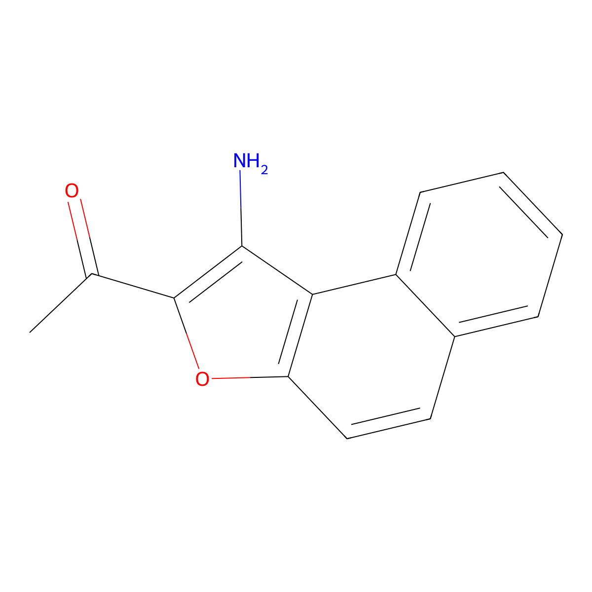1-(1-Aminonaphtho[2,1-b]furan-2-yl)ethanone molecular structure, CAS 402930-79-4