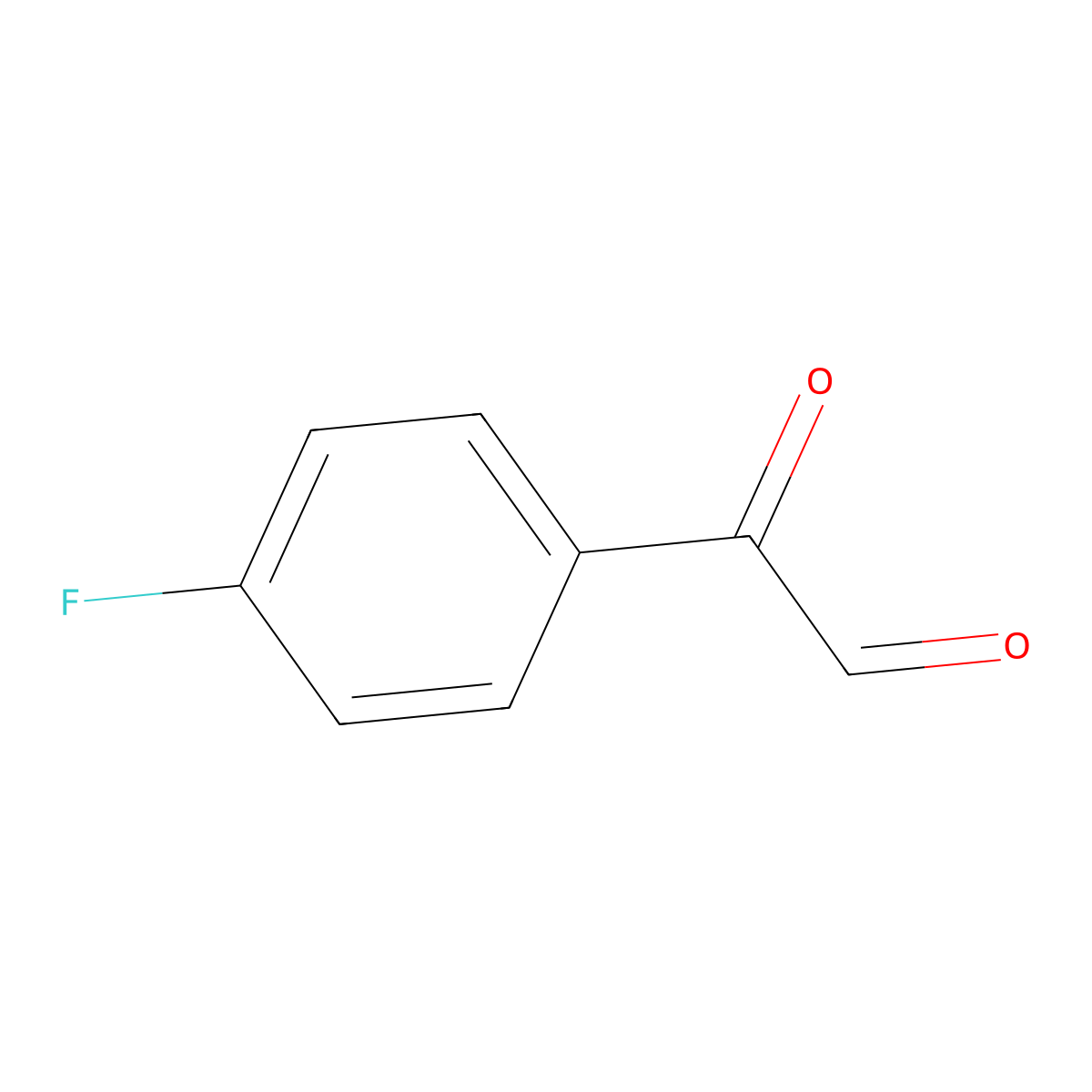 (4-Fluorophenyl)glyoxal molecular structure, CAS 403-32-7
