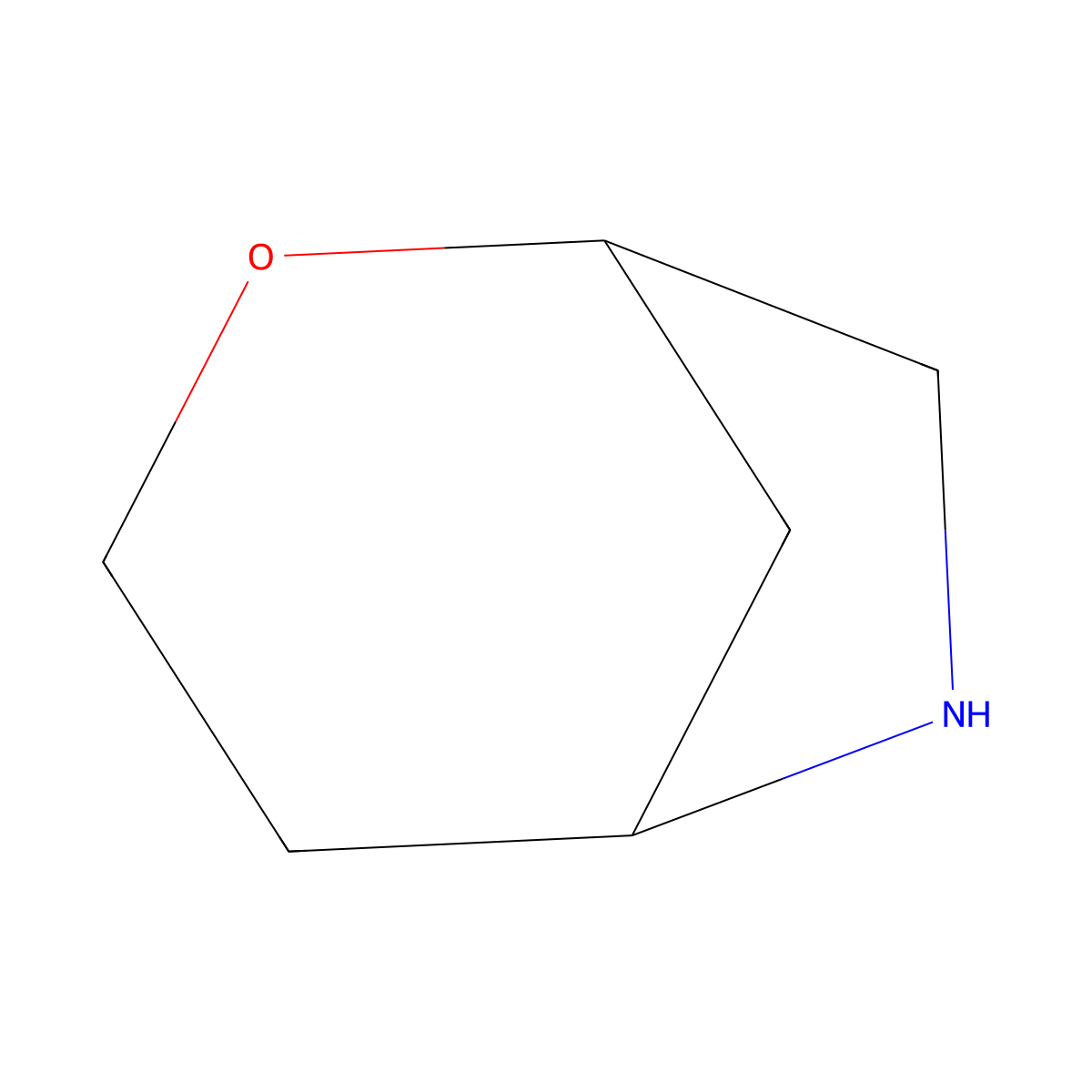 2-Oxa-6-azabicyclo[3.2.1]octane molecular structure, CAS 403-53-2