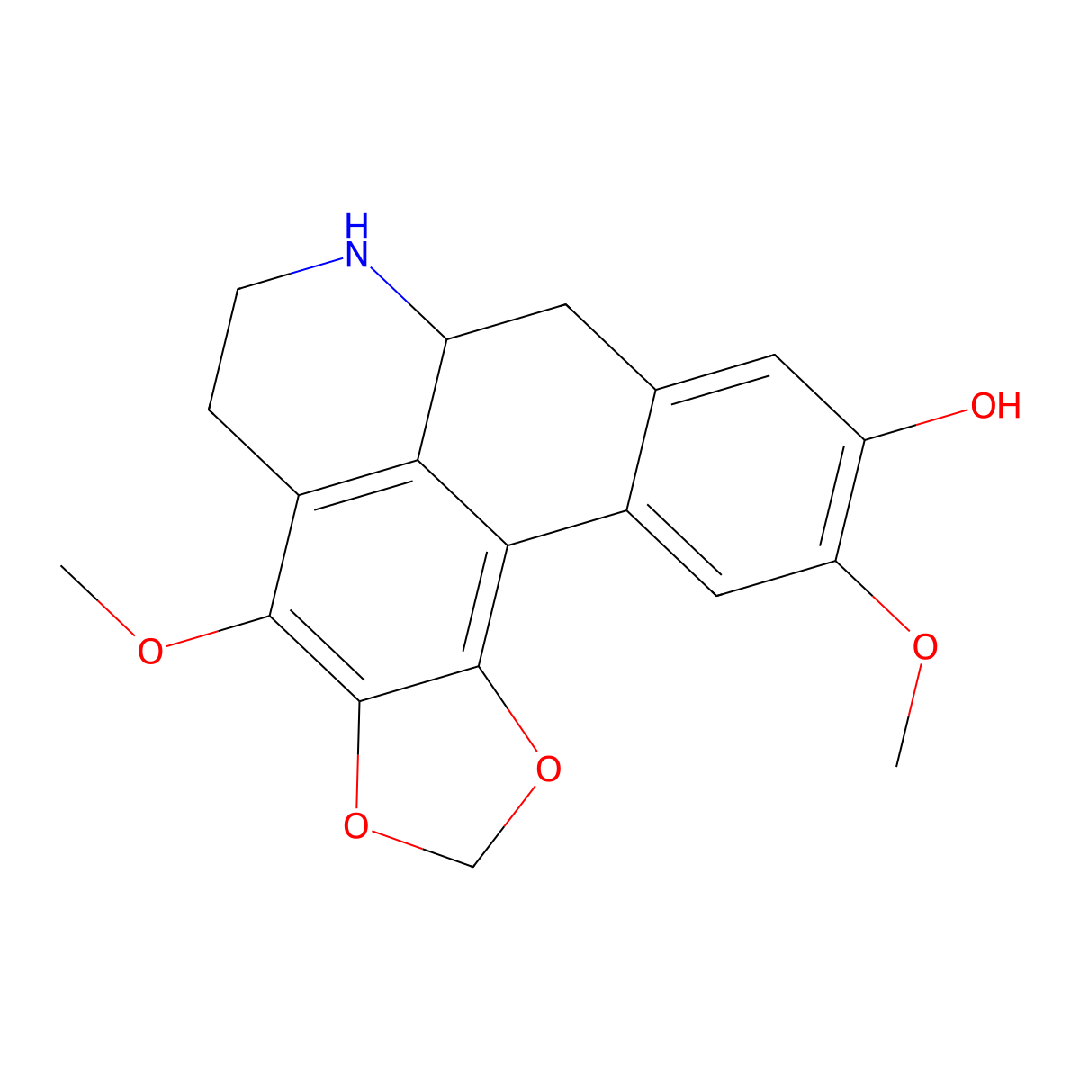Cassythine molecular structure, CAS 4030-51-7