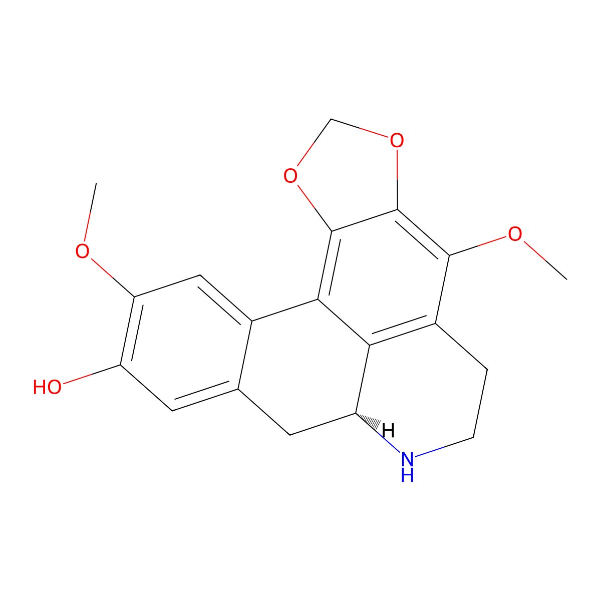 Cassythine molecular structure, CAS 4030-51-7
