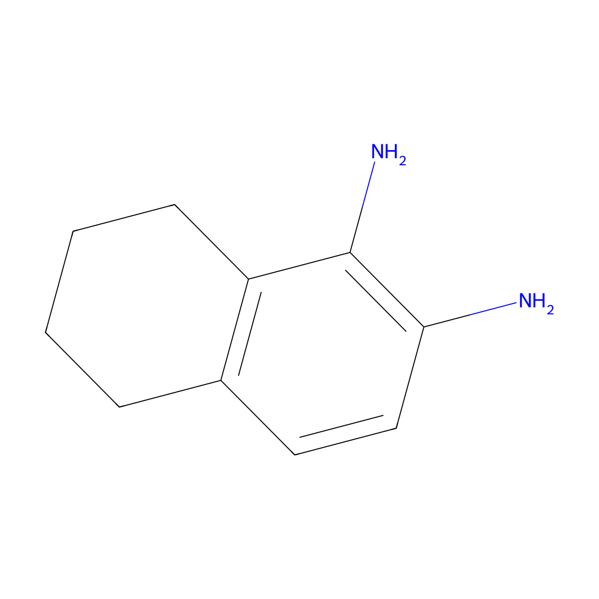 5,6,7,8-Tetrahydronaphthalene-1,2-diamine molecular structure, CAS 40300-80-9