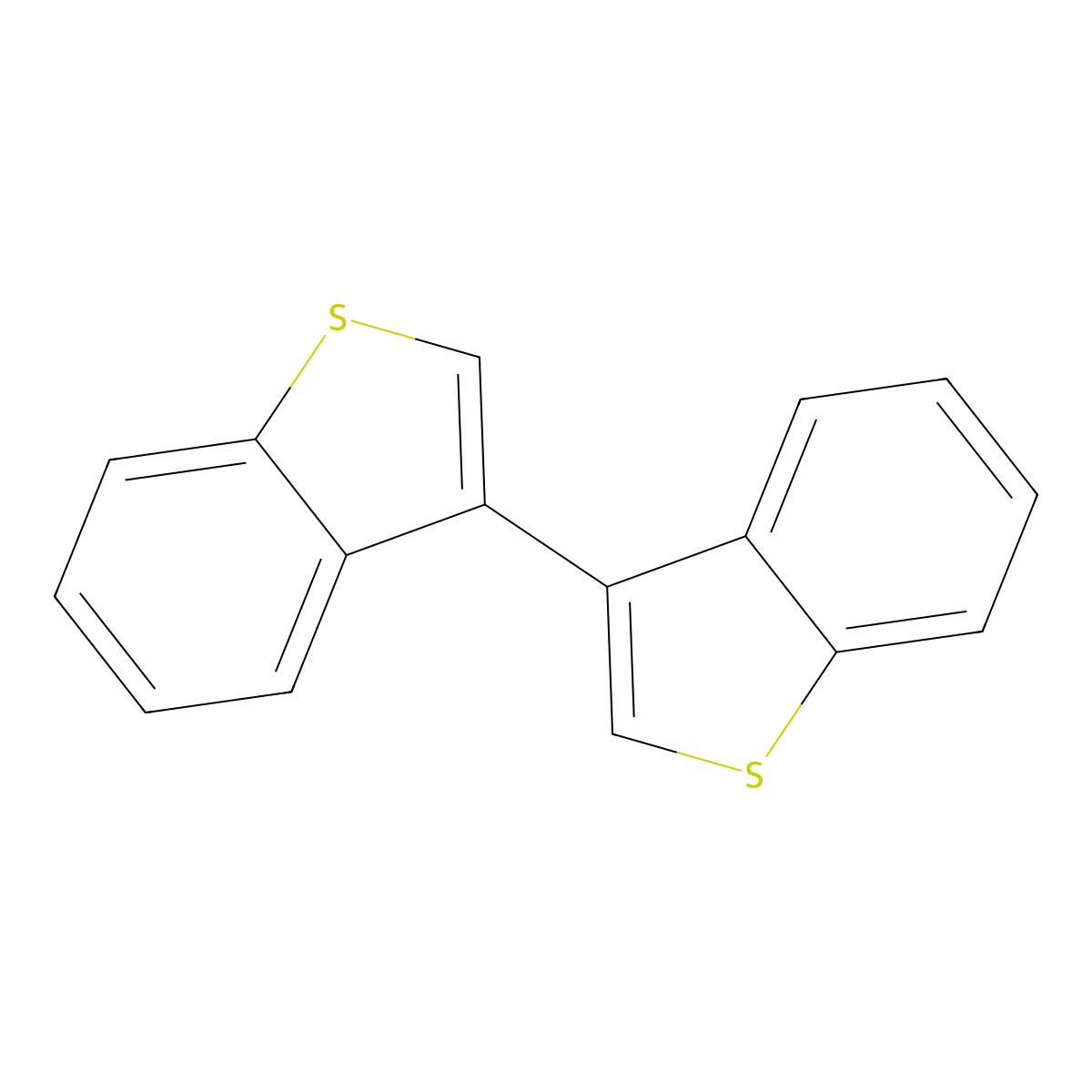 3,3'-Bibenzo[b]thiophene molecular structure, CAS 40306-93-2