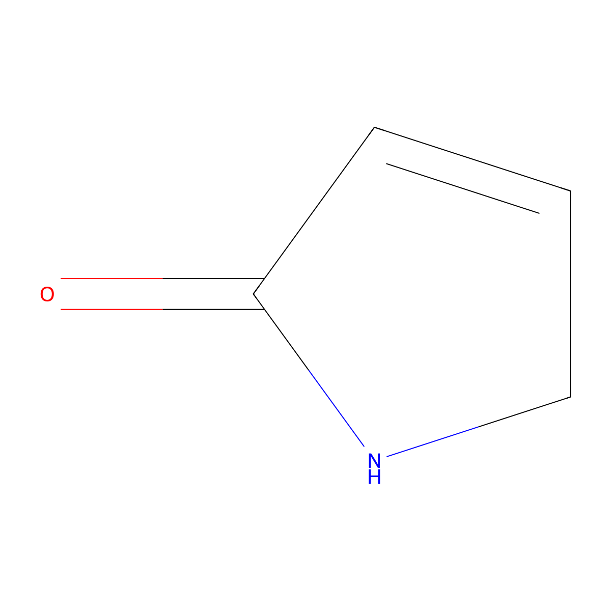 2,5-dihydro-1H-pyrrol-2-one molecular structure, CAS 4031-15-6