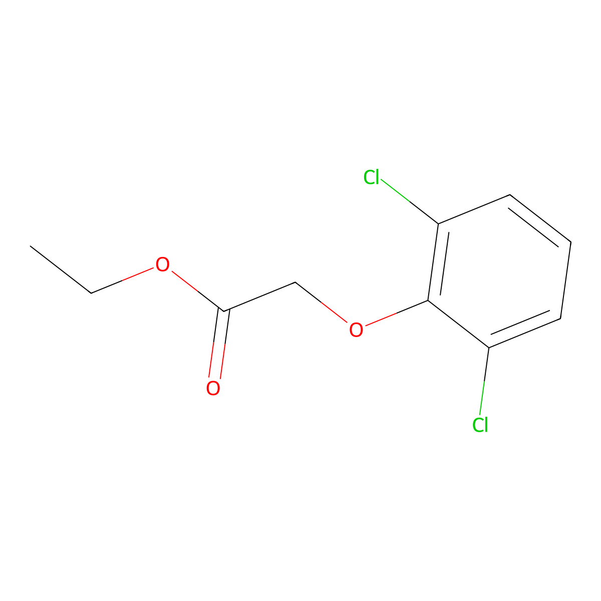Ethyl 2-(2,6-dichlorophenoxy)acetate molecular structure, CAS 40311-72-6
