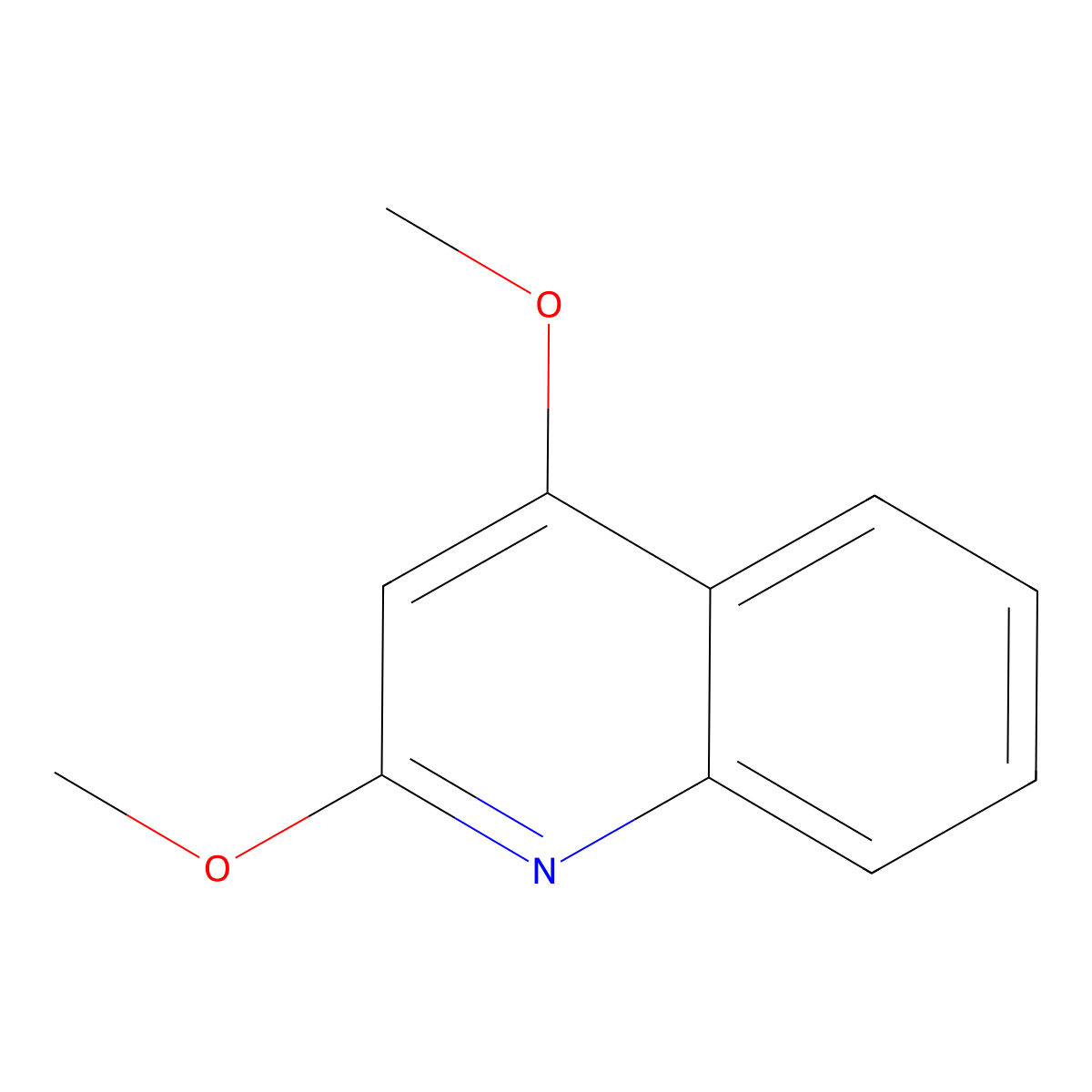 2,4-Dimethoxyquinoline molecular structure, CAS 40335-00-0