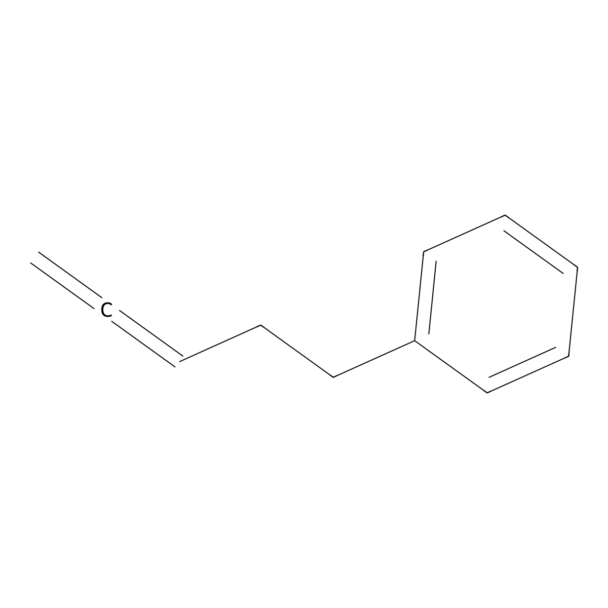 Benzene, 3,4-pentadienyl- molecular structure, CAS 40339-21-7