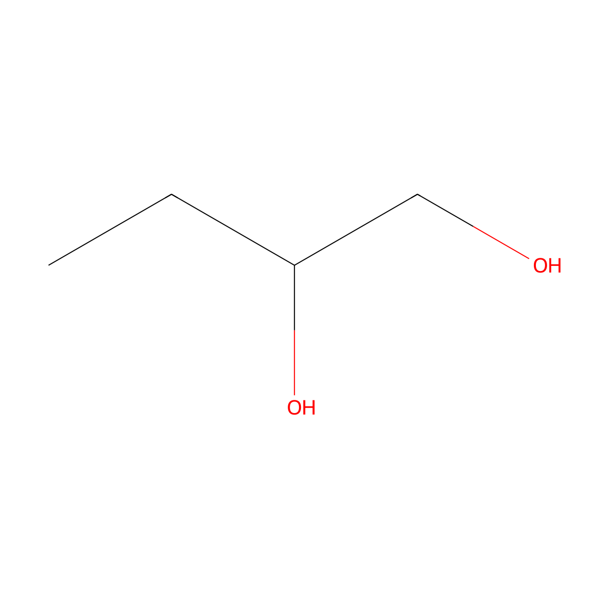 (2R)-1,2-Butanediol molecular structure, CAS 40348-66-1