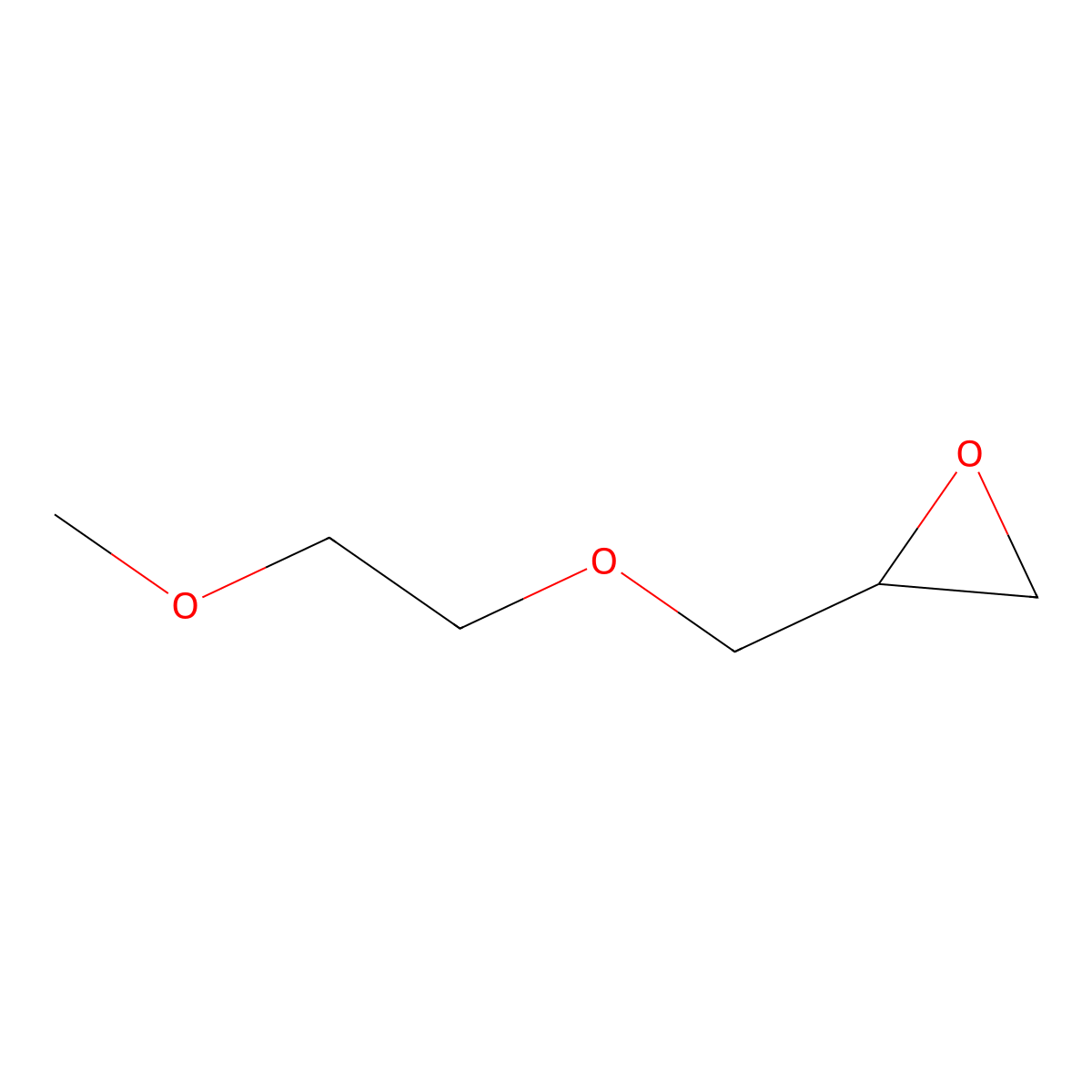 2-((2-Methoxyethoxy)methyl)oxirane molecular structure, CAS 40349-67-5