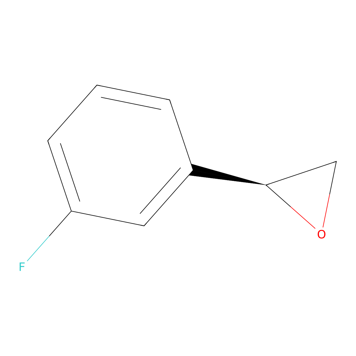(2S)-2-(3-fluorophenyl)oxirane molecular structure, CAS 403501-35-9
