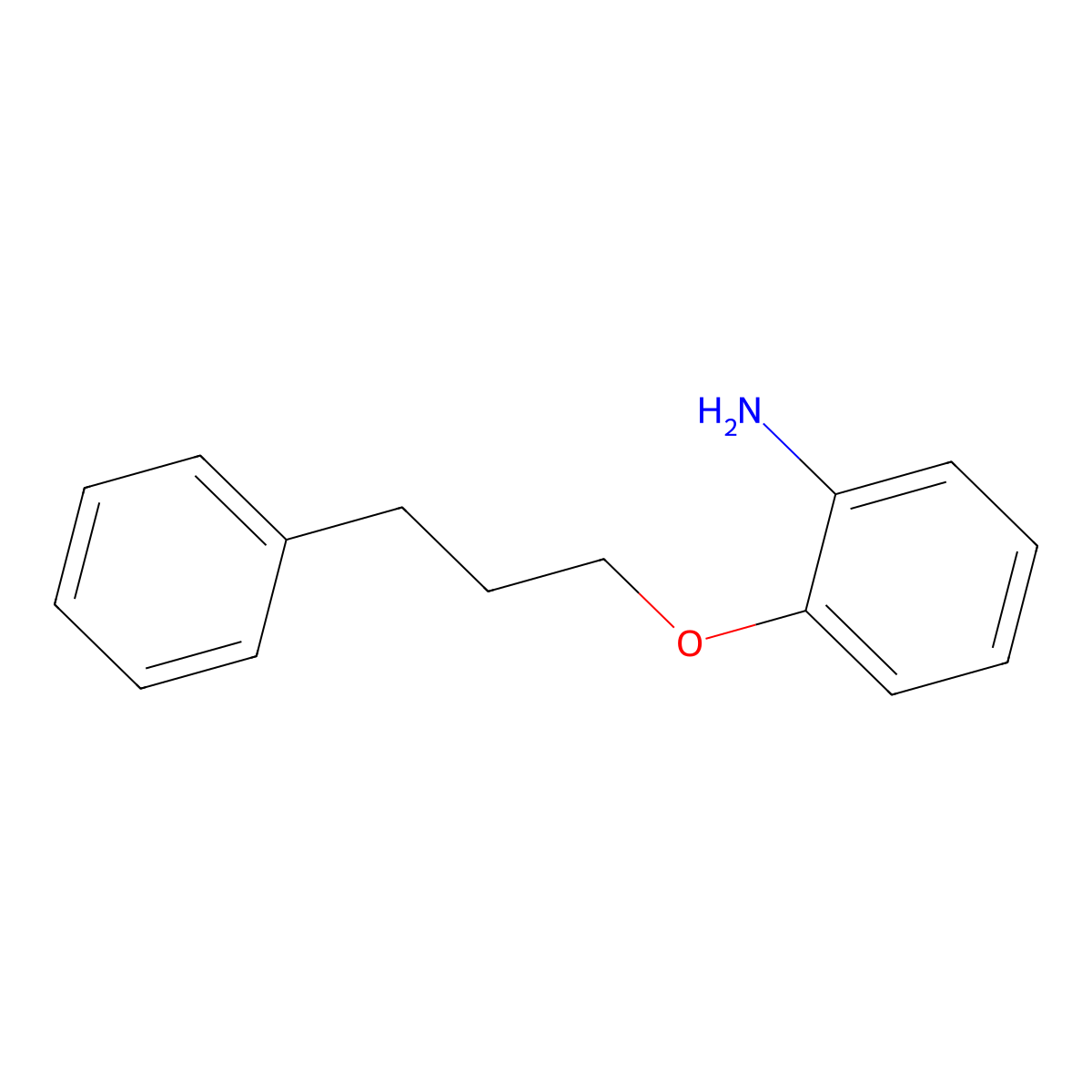 2-(3-Phenylpropoxy)aniline molecular structure, CAS 403517-03-3