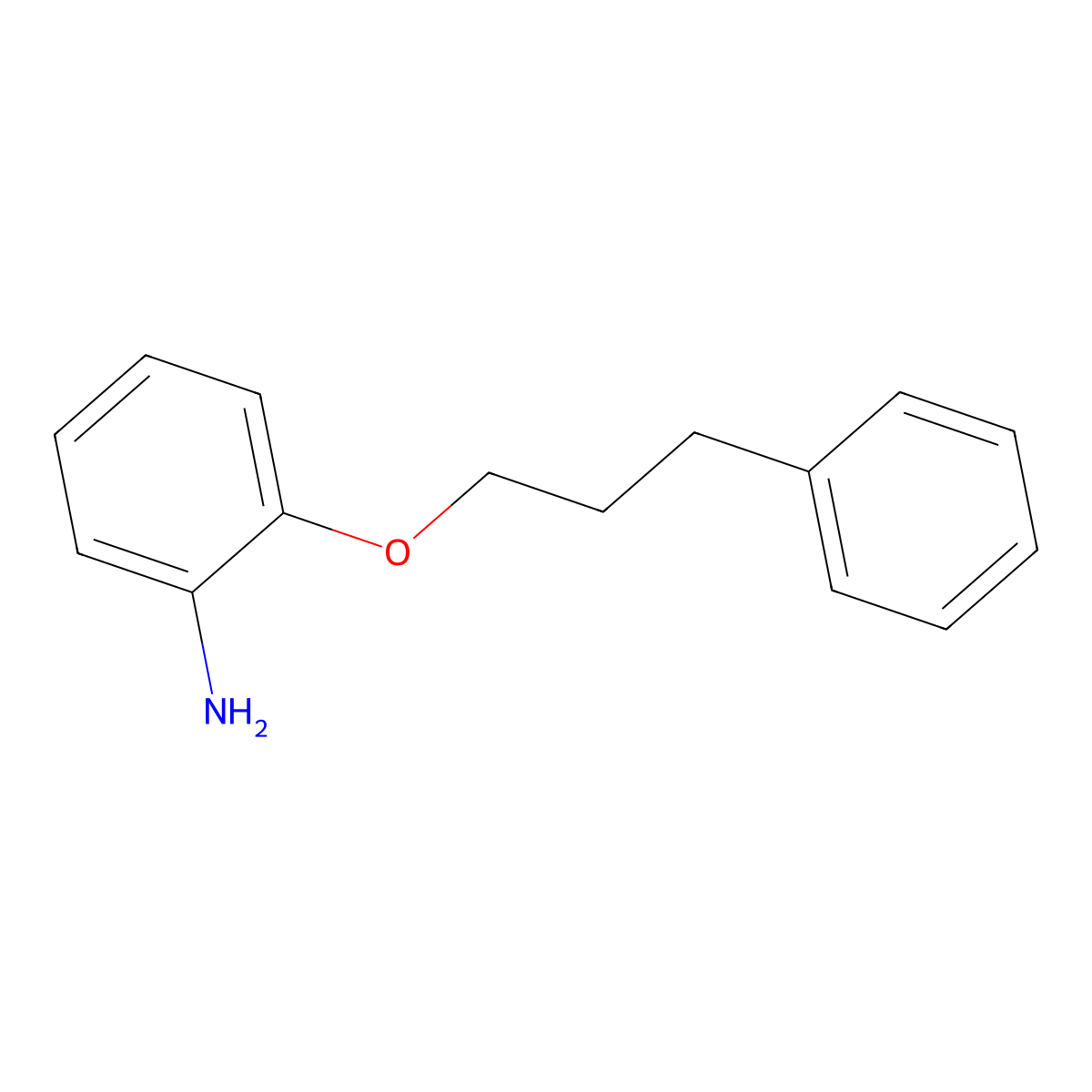 2-(3-Phenylpropoxy)aniline molecular structure, CAS 403517-03-3