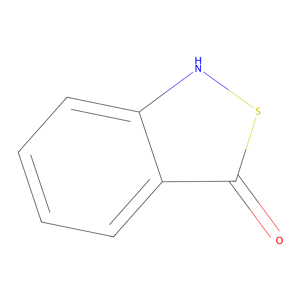 1,3-Dihydro-2,1-benzothiazol-3-one molecular structure, CAS 40352-87-2