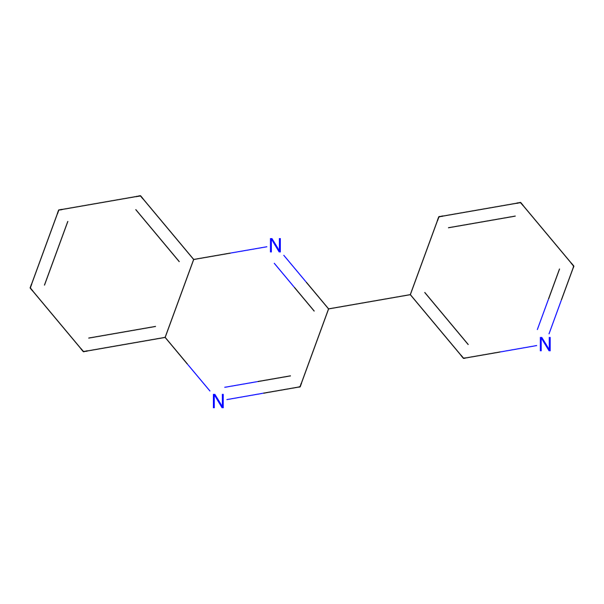 2-(3-Pyridinyl)quinoxaline molecular structure, CAS 40353-43-3