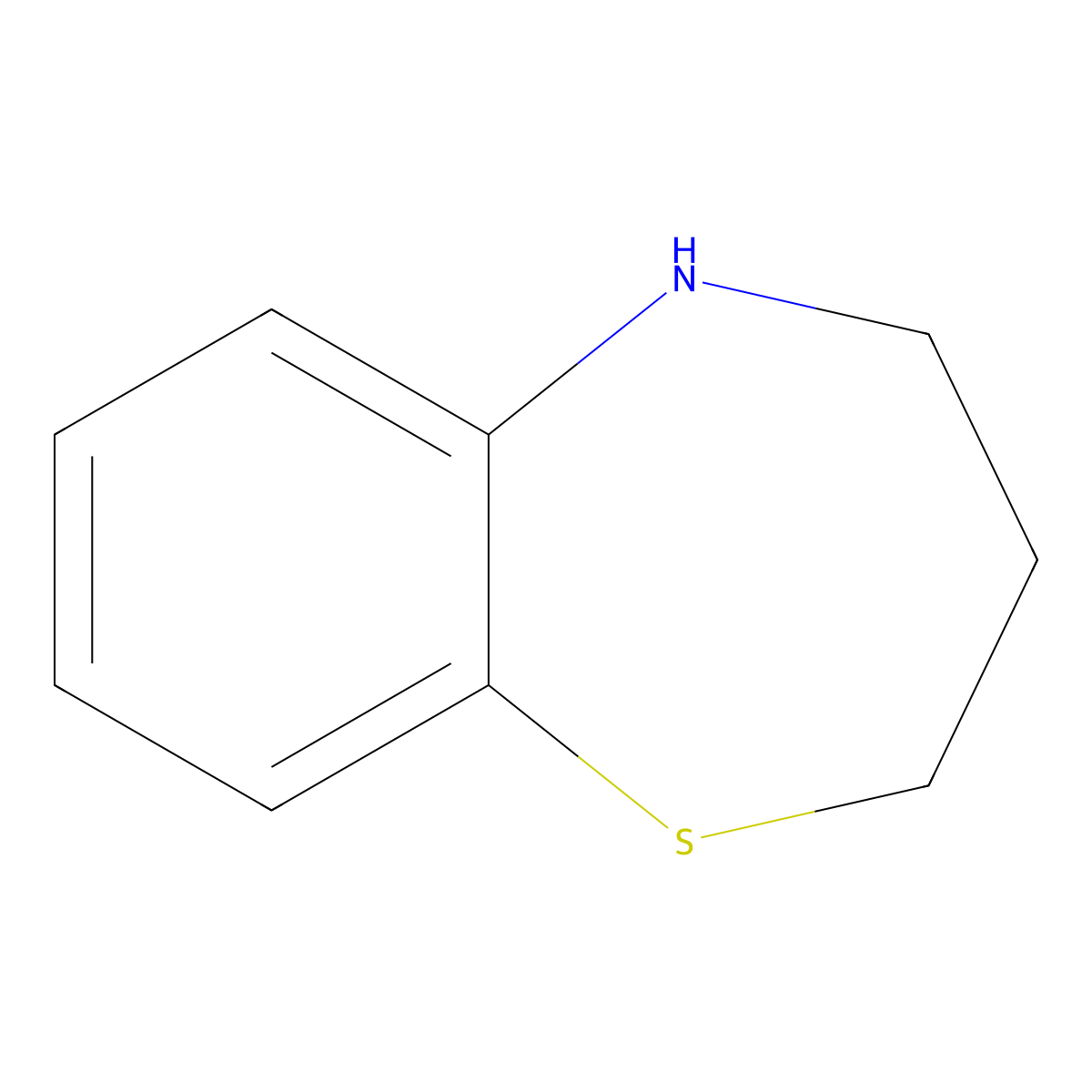 2,3,4,5-Tetrahydro-1,5-benzothiazepine molecular structure, CAS 40358-33-6