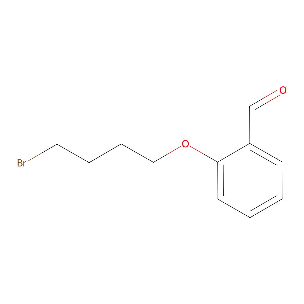 2-(4-Bromobutoxy)benzaldehyde molecular structure, CAS 40359-43-1